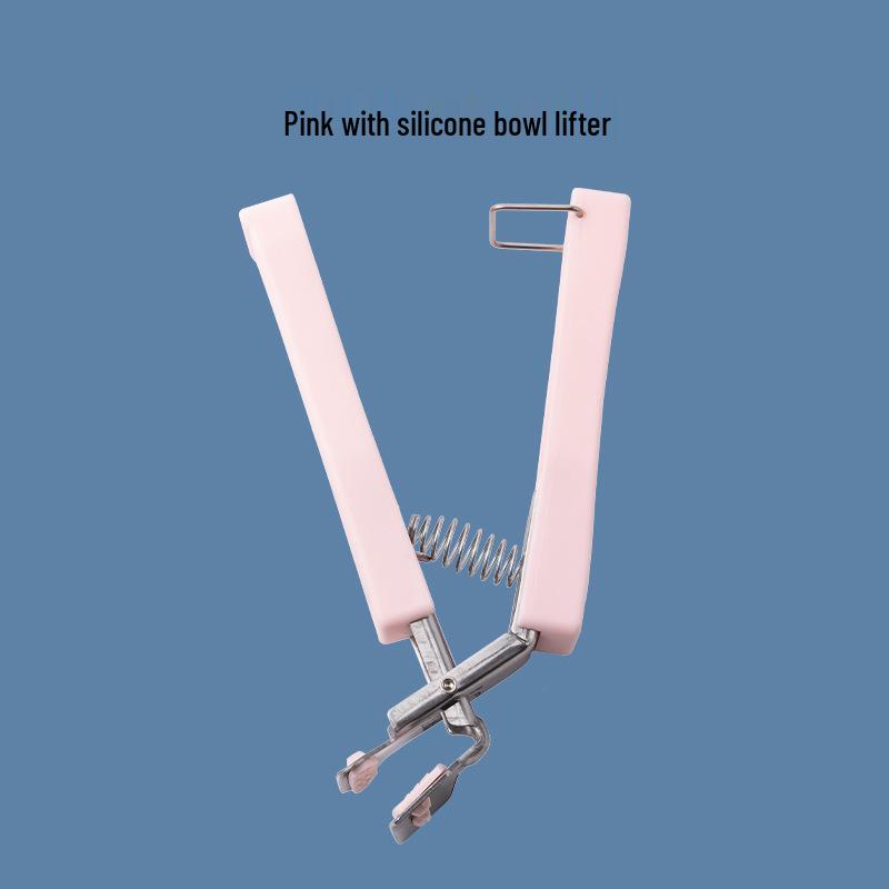 Stainless Steel Anti-scalding Gripper Set: Non-slip Tray Holder & Bowl Clip