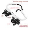 Goggles- Binocular  Glasses Headband Magnifier Lens Magnifying Glass  Optical Glass Tool
