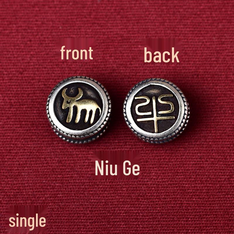 Durable Zodiac Buddha Mantra Bracelet - Double-Sided Pattern for Men & Women