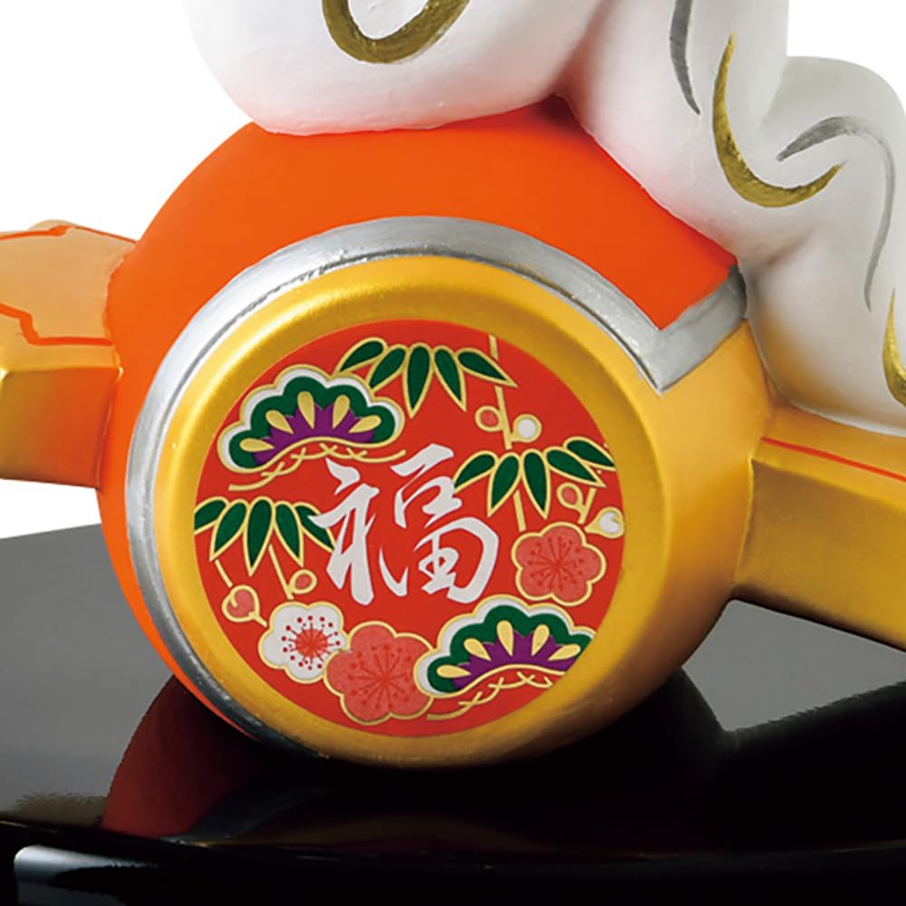 Shōhō Snake Figurine, Good Fortune Charm for Wealth, Prosperity, and Business Success, Small Mallet, Demon-Repelling Arrow, Luck (Extra Large)