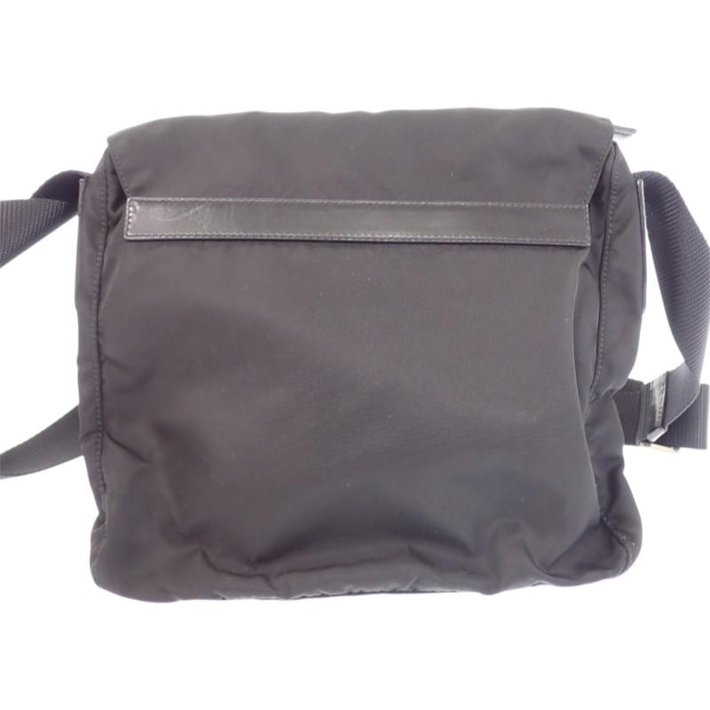 Prada BT8994 Shoulder Bag Black Nylon Mens