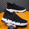 Breathable Men Vulcanized Shoes Mesh Sneakers for Men Outdoor Running Casual Shoes Slip on Loafers Men Sock Shoes Tenis Shoes