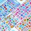 Cartoon Embossed PVC Sticker for Kid Wall Door Scrapbooking Journal Planner Phone Case Laptop Children Reward Sticker