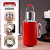 316 Stainless Steel Insulated Tea Stewing Pot - Large Capacity, Portable, with Tea-Water Separation.