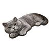 Slip Resistant Door Mat Cute Cat Bathroom Rug, Anti-Slip Absorbent Bath Washable Plush Tile And Wood Floor Kitty for Entrance Kitchen Home Decor