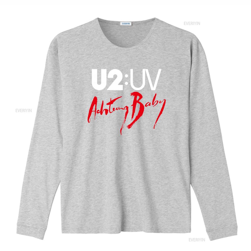 U2 Achtung Baby Tour 2024 T Shirt Band Live At Sphere Classic Rock Concert Fan vintage Washed Stylish Unisex fashion Breathable