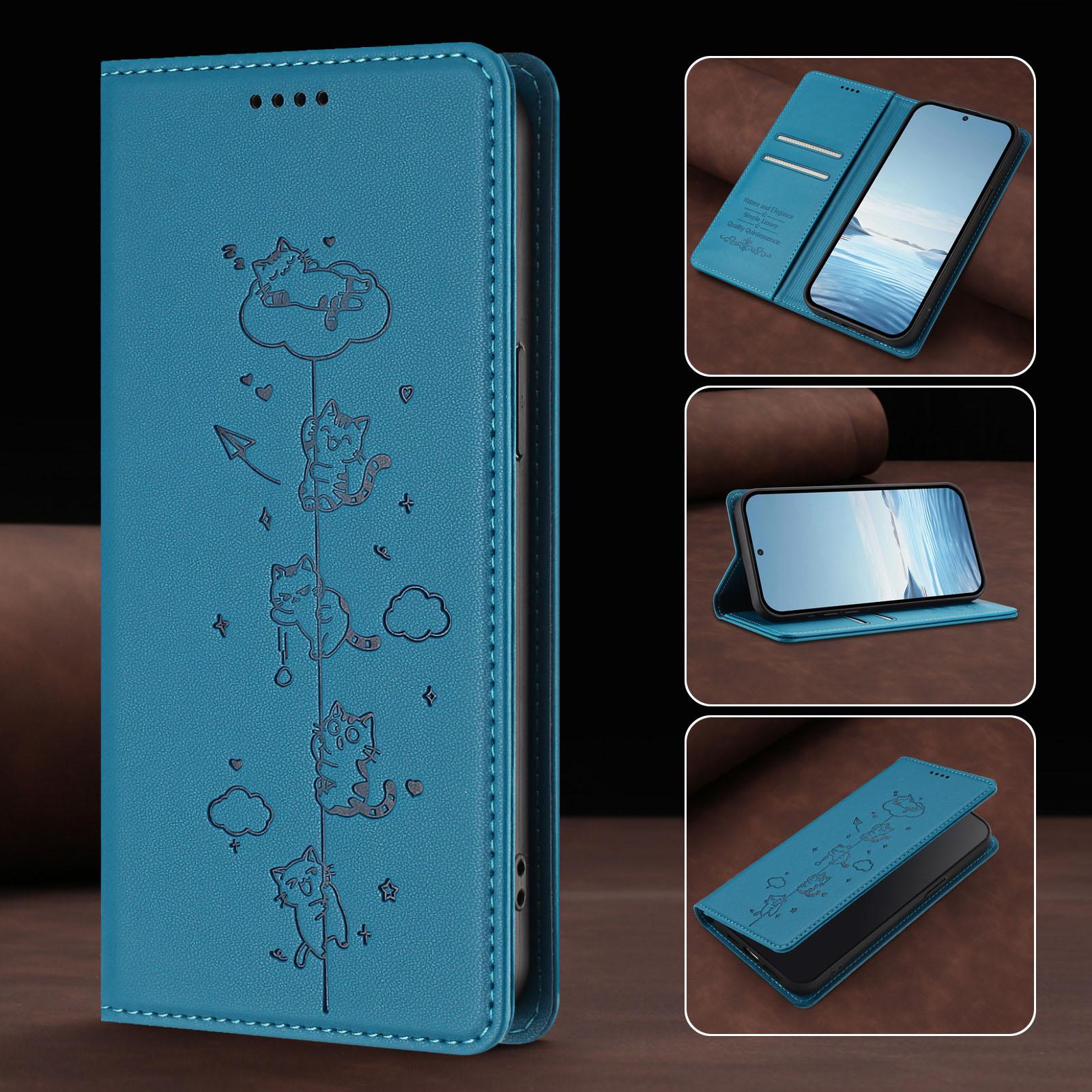 

Cute Cat Phone Case on for Coque Infinix Hot 60 50 Pro Plus 60i 50i Cases Infinix GT 20 30 Pro Magnetic Leather Flip Cover Funda For Hot 60 5g