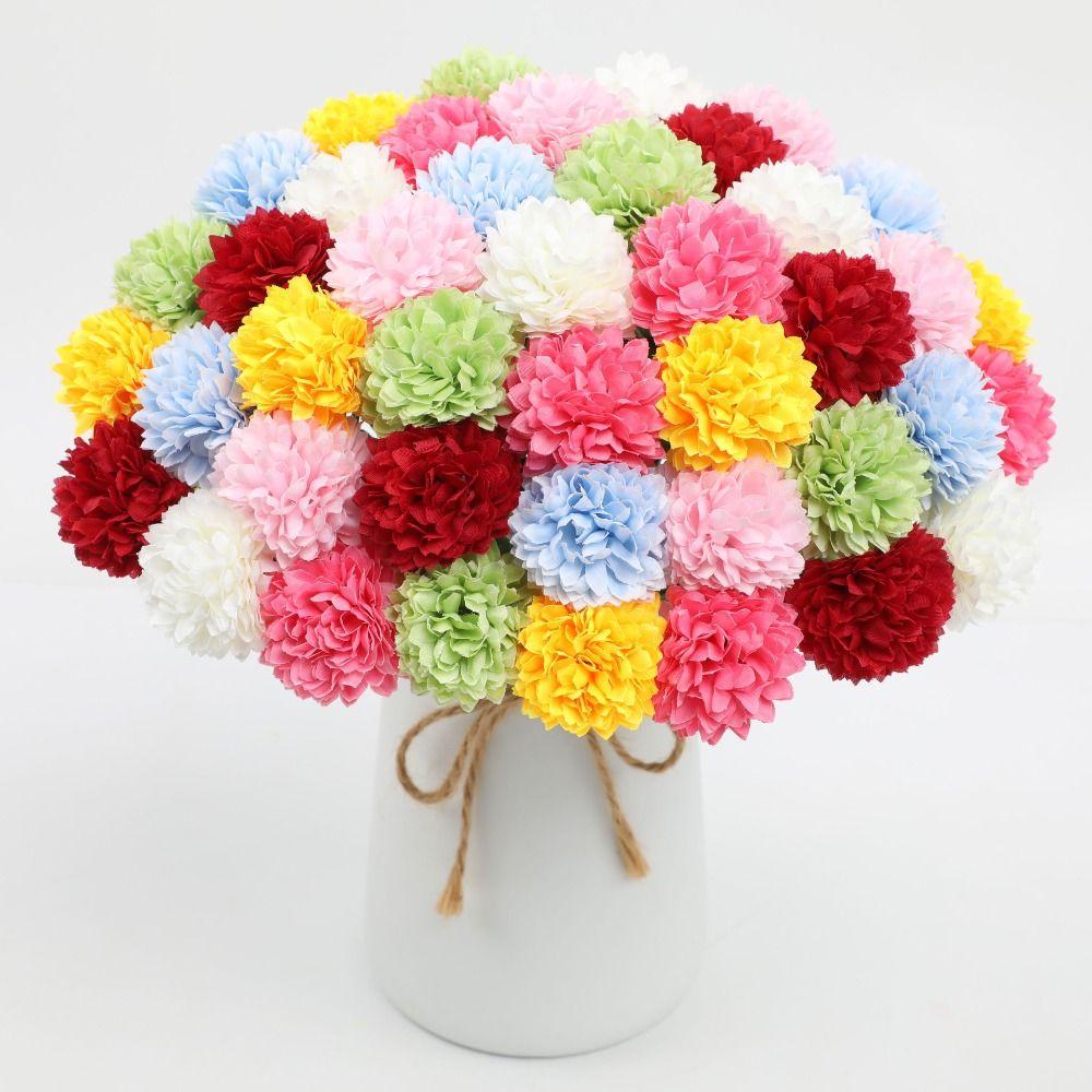 Hydrangea Artificial Flower Silk Non-Fading Arrange Flower Bouquets Ins Style Simulation Fake Flower Bouquet