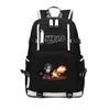 Large Capacity Schoolbag with Shoulder Strap; Student Three-piece Pencil Case Set