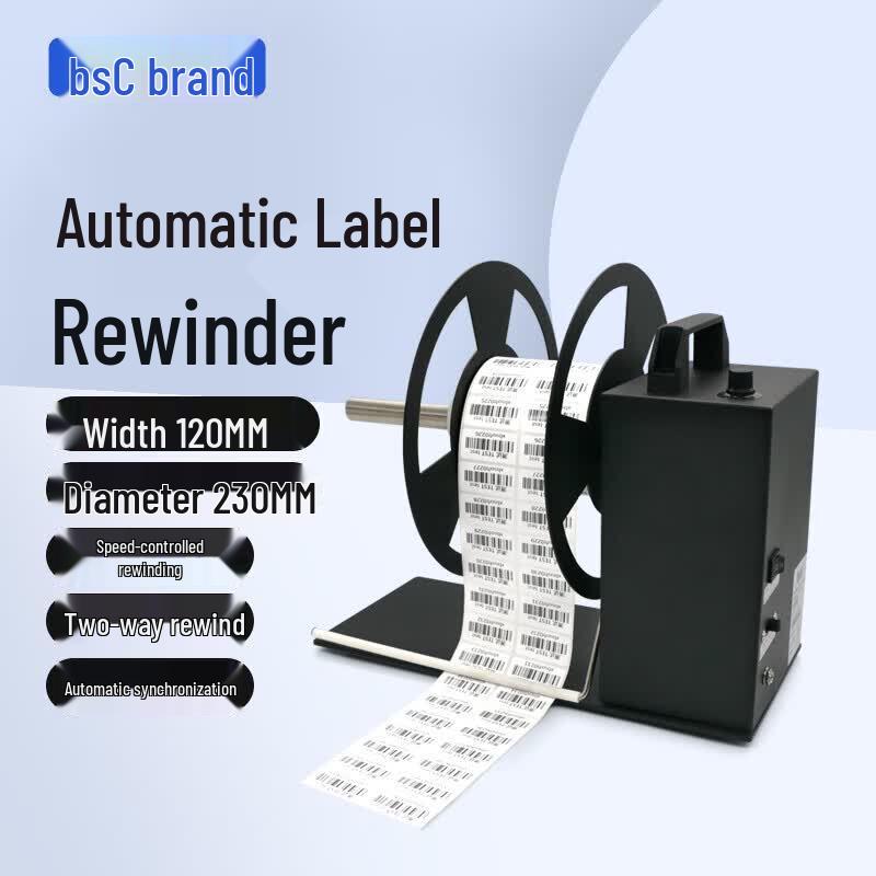 BSC T6 Automatic Coreless Label Rewinder CN plug (adapter included)