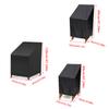 Universal Fit Stacking Chair Cover Produced Using Tear Resistant 210D Strong Fabric Including Storage Bag