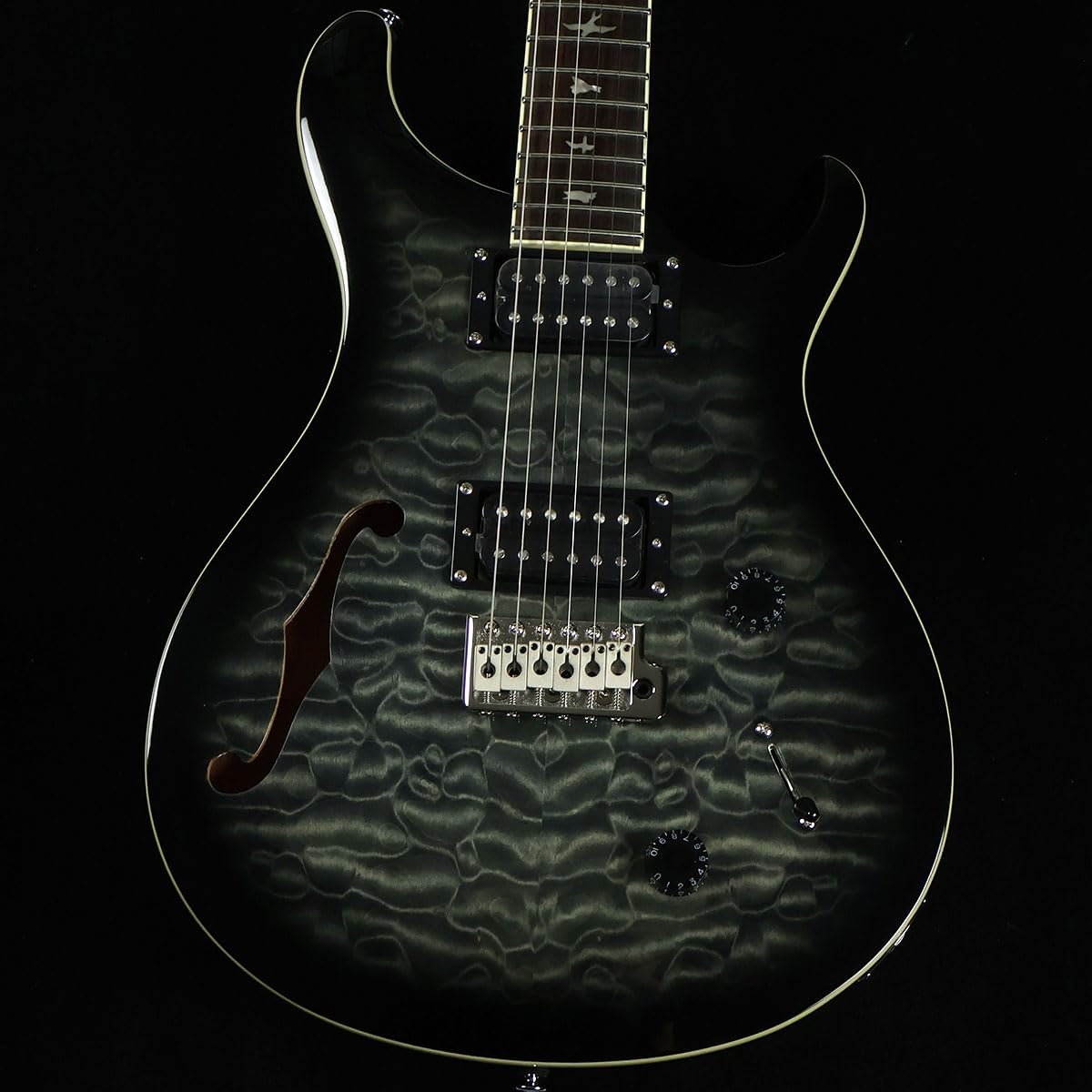 

PRS SE Custom22 Semi Hollow Quilt Charcoal Burst Limited Model Paul Reed Smith