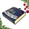 Christmas Surprise 24 Days Countdown Gift Box Christmas Countdown Calendar Empty Refillable Compartments For Teen Kids