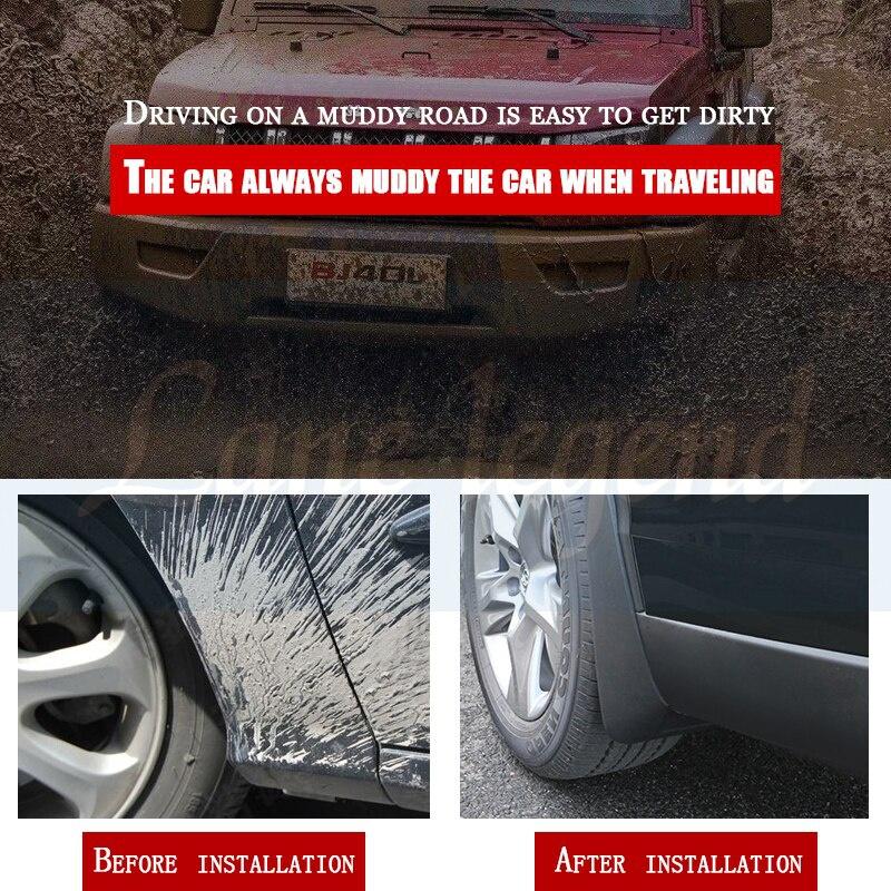 Set Car Mud Flaps Fit For Citroen C4 1 2004-2010 Hatchback Mudflaps Splash Guards Mud Flap Mudguards Fender Front Rear 2005 2006