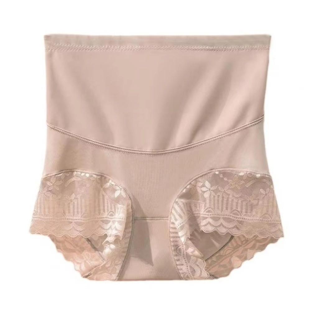 Lace Trim Slimming Underwear High Waist Shapewear Comfortable Tummy Control Panties  Women Wear