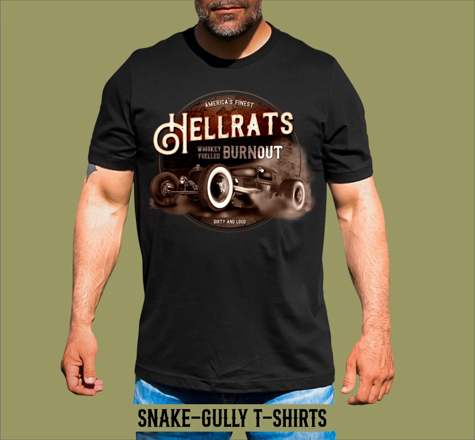 HELLRATS RAT ROD BURNOUT T-SHIRT XL