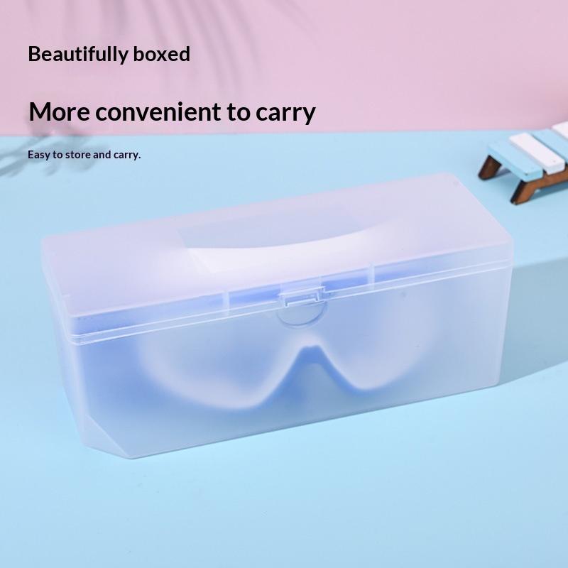 1Pcs Anti Fog Uv Protection Clear Vision Kids Large Frame Swim Goggles With Earplugs For Boys Girls Youth 3-15 Years