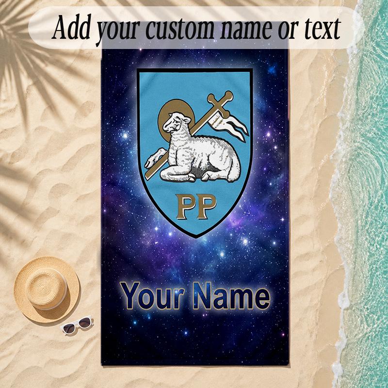 Beach TowelPreston North End Custom Name Text Personalized Soft Towel for Beach Pool Indoor Home Decor Gift