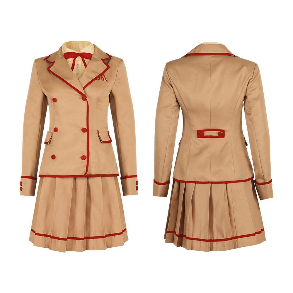 Entzückendes, von Anime inspiriertes Erdbeer-Cosplay-Outfit mit JK-Schuluniform