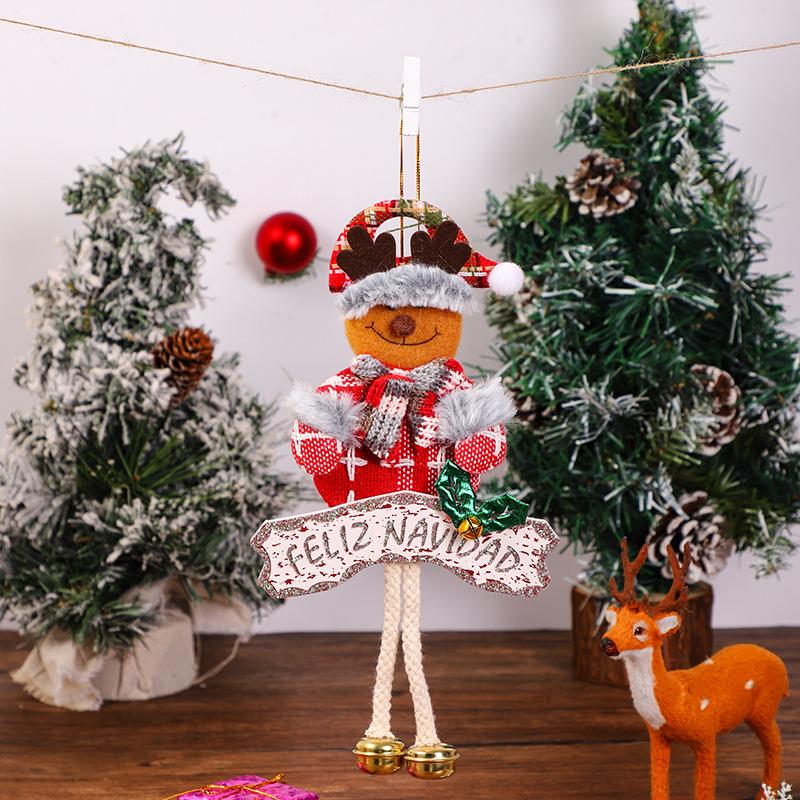 Christmas Fabric Doll Ornaments Collection - Small Hanging Tree Decorations & Gifts