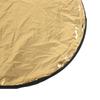   5 in 1 Light Reflectors with Translucent Silver Gold White and Black Collapsible Multi Portable Reflector for Photography