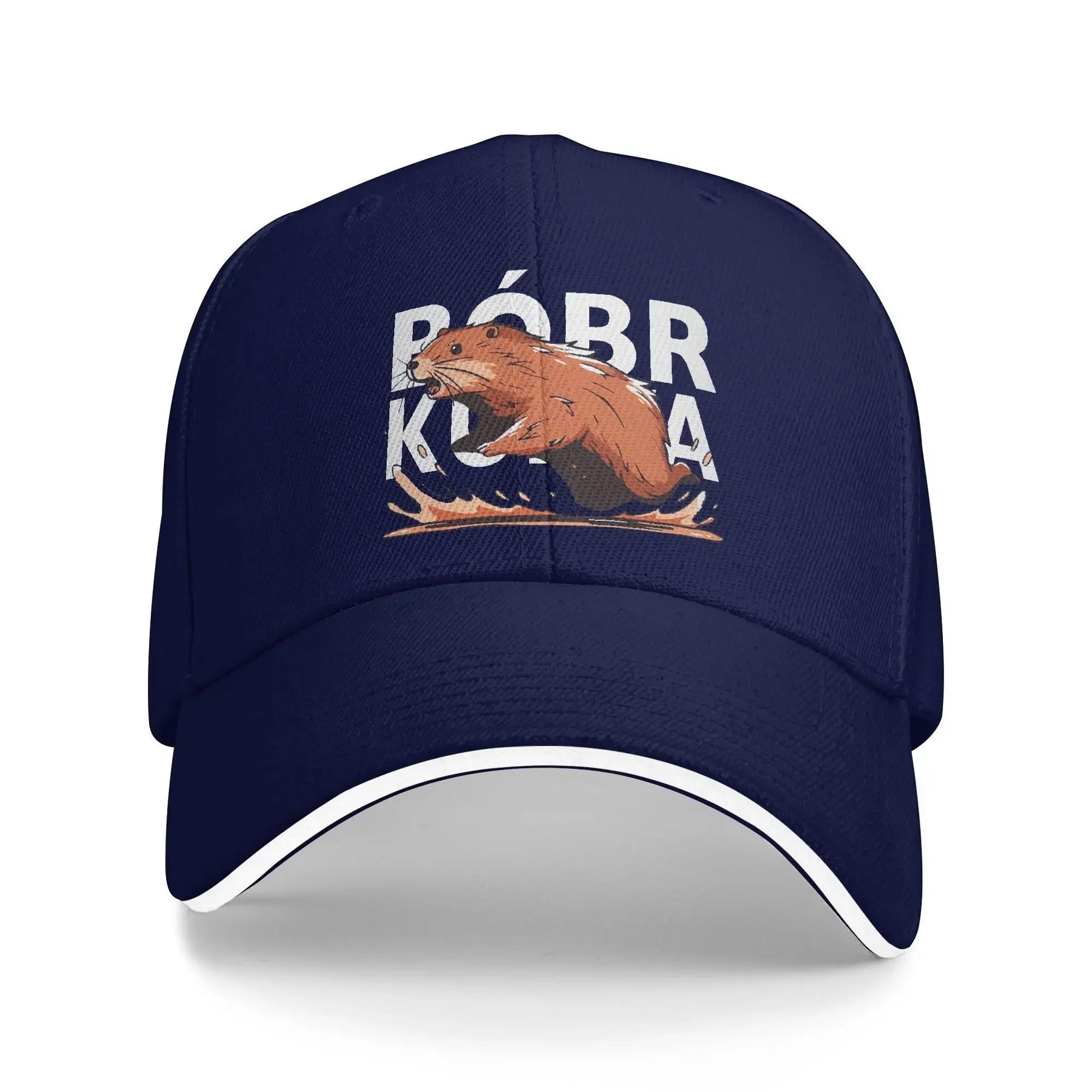 

Summer Casual Baseball Cap Synthwave Polish Beaver Meme Bobr Bober Kurwa Outdoor Sport Hot Sale Fitted Retro Baseball Caps One Size