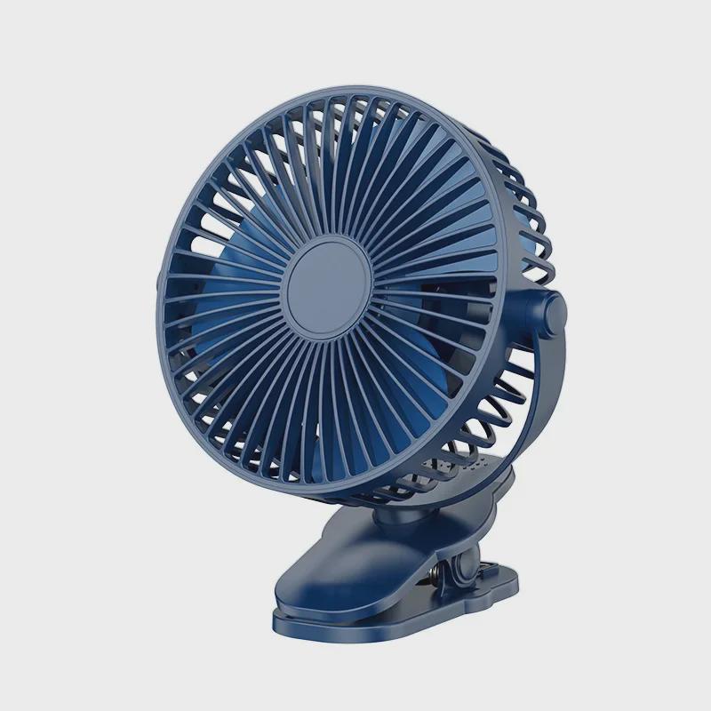 High-Power USB Clip Fan with Automatic Oscillation