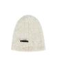 Bajal Va Brooch Soft Angora Beanie Cream