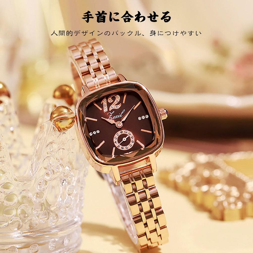 RORIOS Watch Watch Women Stylish Simple Quartz Band Commuting to School Cute Casual Christmas Birthday Present watch for man Red Women's