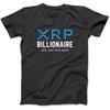 XRP Cryptocurrency Billionaire T-Shirt Sweatshirt Hoodie for Men Women Kids Made In Canada Black