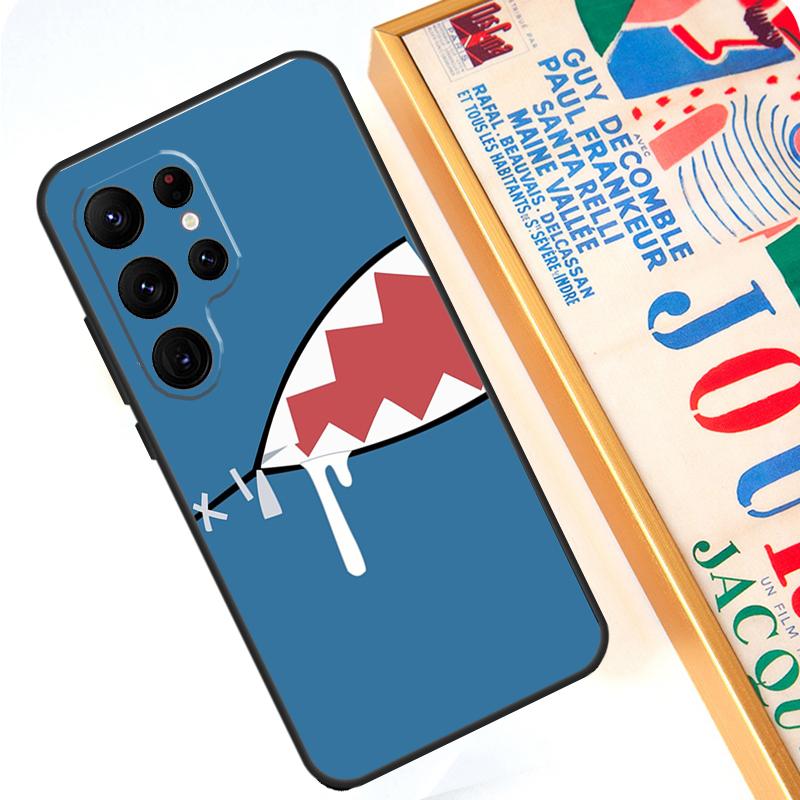 Gawr Gura Hololive Anime Case For Samsung Galaxy S24 Ultra S23 S22 S20 S21 FE Note 10 20 Ultra S8 S9 S10 Plus Cover