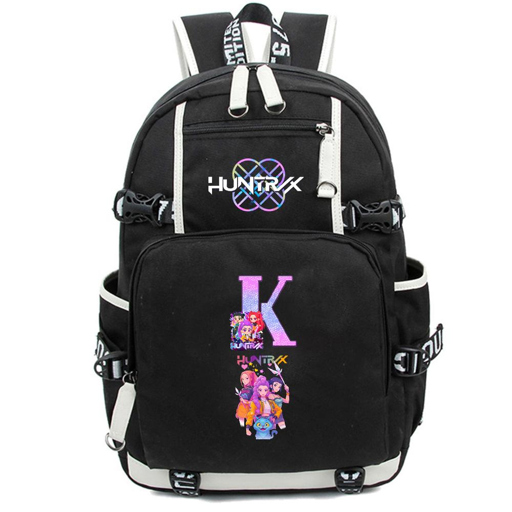 Roztomilý Kreslený K-Pop Lovci Démonů Batoh Velká Kapacita Školní Taška na Knihy Laptop Unisex Studenti Chlapec Dívka Školní Taška Cestovní Outdoorová Taška