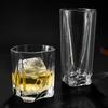 Retro Whisky Glasses 200ml and 280ml Cups Personalized Twisty Glass Water Glasses Beverage Glasses and Light Luxury Beer Glasses