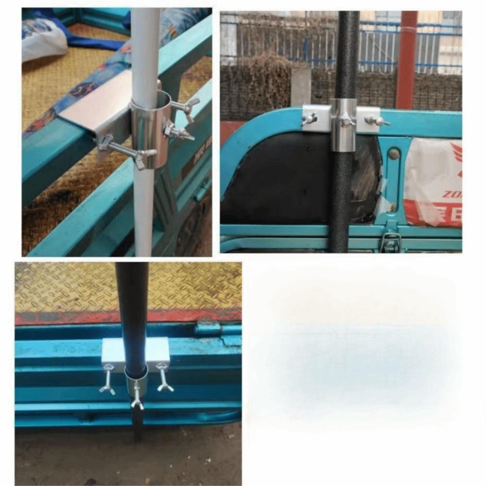 Adjustable Patio Umbrella Holder Anti-rust Deck Umbrella Mount Umbrella Clamp Bracket Outdoor