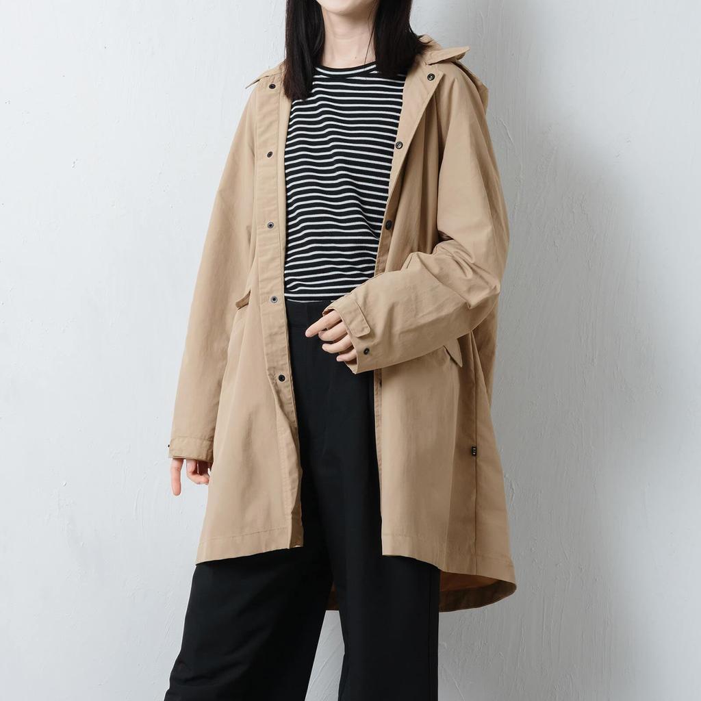 Ametohare Half Unisex Short Coat Dark AH-1009 Water-Repellent Coat, (JP, Alphabet, S, Beige)