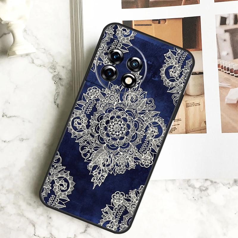 Moroccan Pattern Case For OnePlus 12R 12 11 9 10 Pro 10R 9R 8T 10T Nord CE 2 3 Lite 2T N10 N20 N30 CE4 Cover