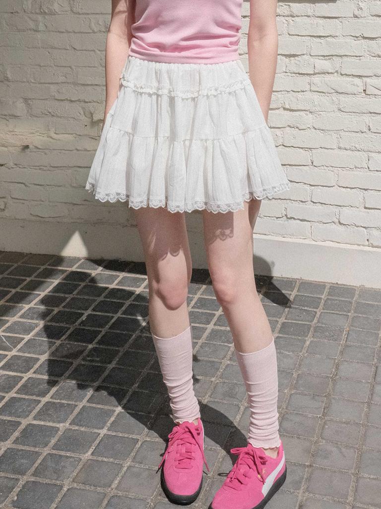 KOOLKITTEN Heavenly Ruffle Mini Skirt 2 Colors