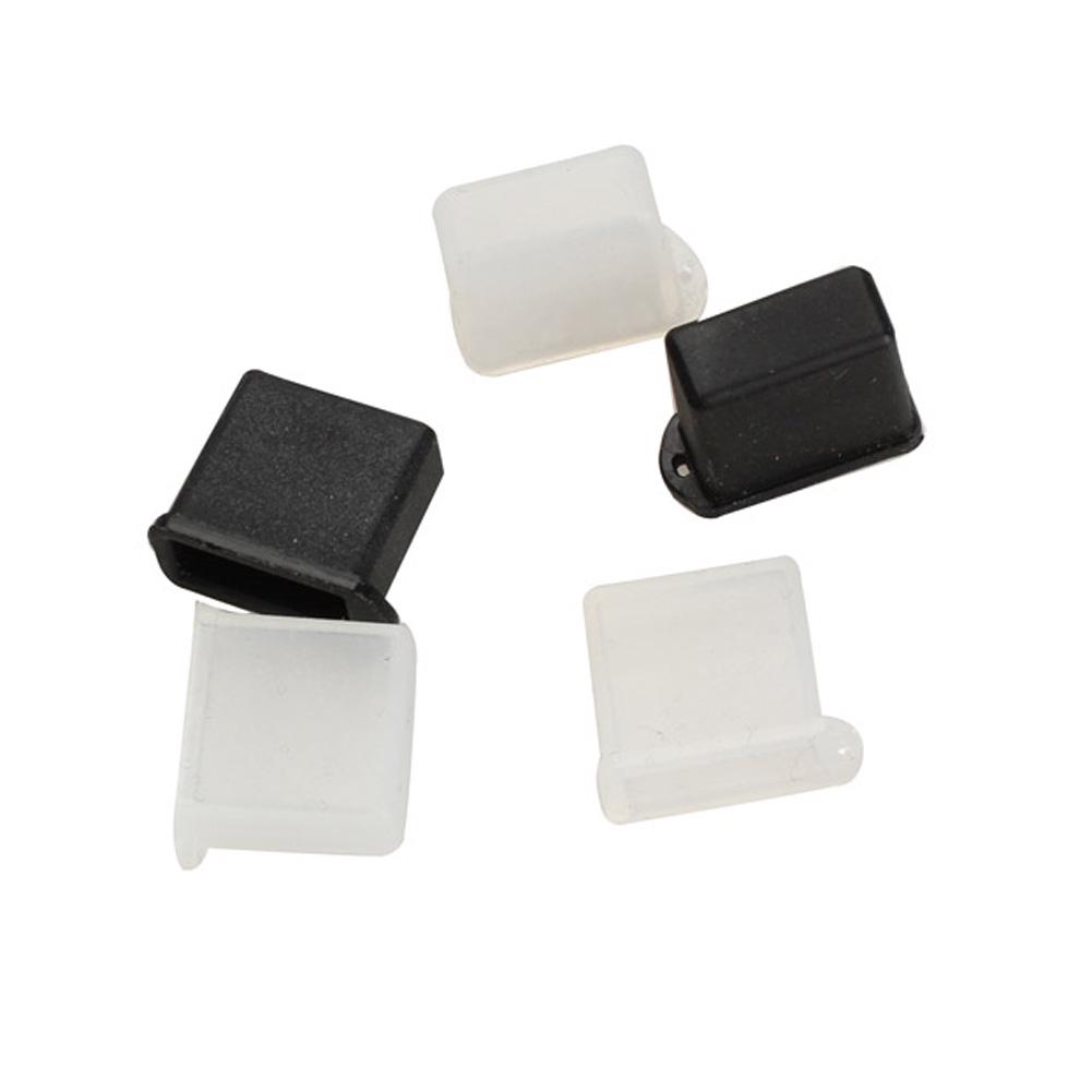 Cache-ports USB En Silicone - Lot De 5 Bouchons Anti-poussière Pour Ordinateur, Téléphone, Appareils électroniques