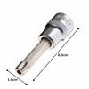 TONE Torx Socket (Tamper-Resistant), 3TX-T50H, 9.5mm (3/8") Drive, T50H