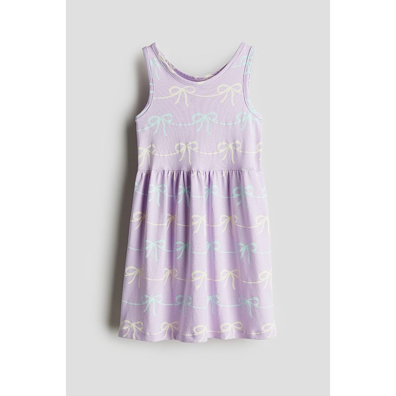 

HM Children s Clothing Girl Skirt 2025 Autumn New Arrival Western Style Sleeveless round Neck Fashion Print Micro Pull Skirt 1157735