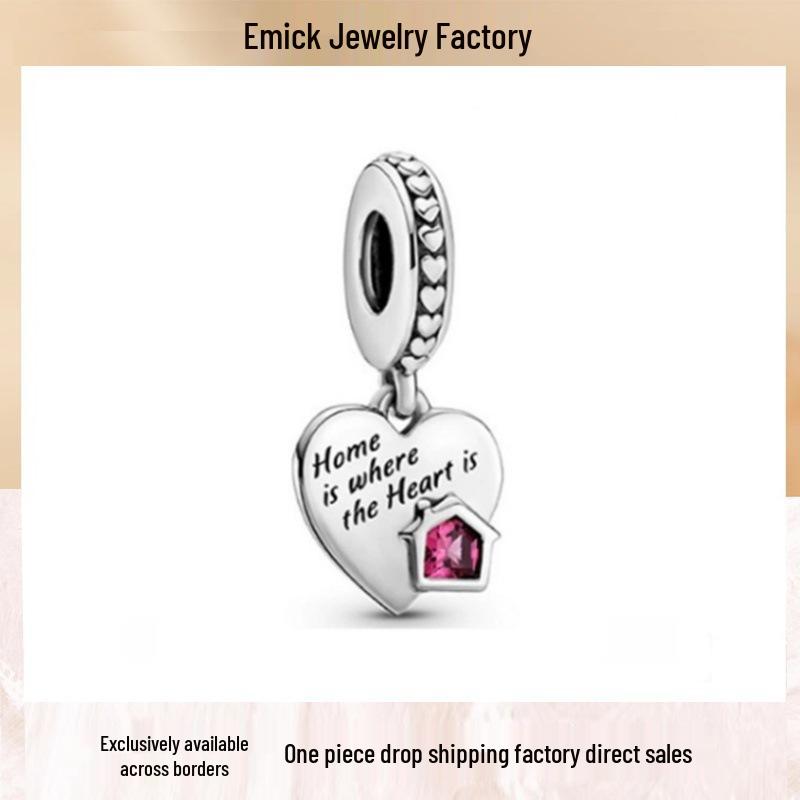 Original Beaded Panjia DIY Pendant - Disney Rainbow & Lavender Style