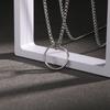 Men's Titanium Steel Hip Hop Pendant Necklace - Trendy, Non-fading Street Style