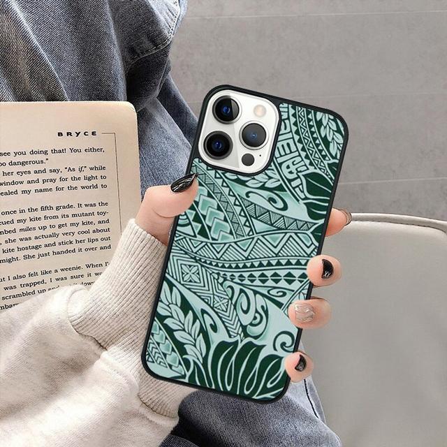 Maori Tribal Samoan Polynesian Phone Case for iPhone 17 Air 16 16e 15 13 14 11 12 Pro Max Plus  Coque Fundas Shell
