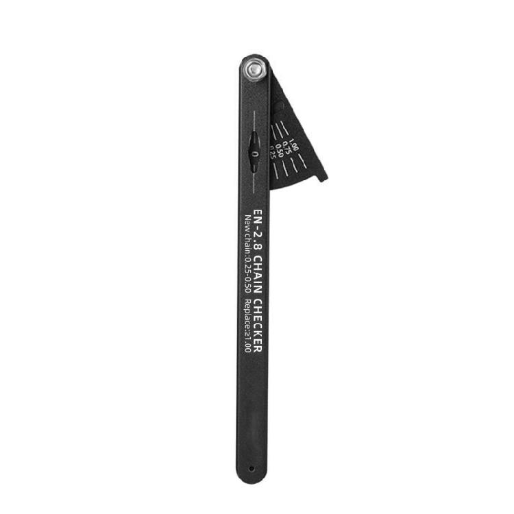 

Easy to Use Bike Chain Wear Tester Portable Aluminum Alloy Chain Checking Tool for Road Highway and Bikes Cycling