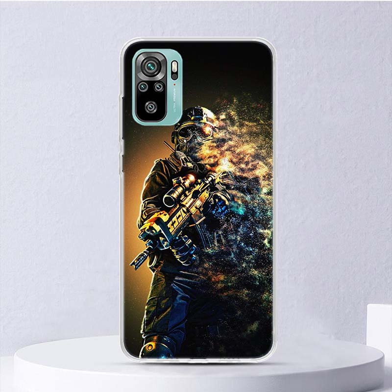 Counter Strike Cs Go Soft Case For Xiaomi Redmi Note 14 13 12S 11S 10S 12 Pro Plus Phone Cover 11 10 11E 11T Note14 Shell Coque