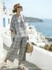 A wholesale European and American Y1 new printed large hemian casual set from Simian