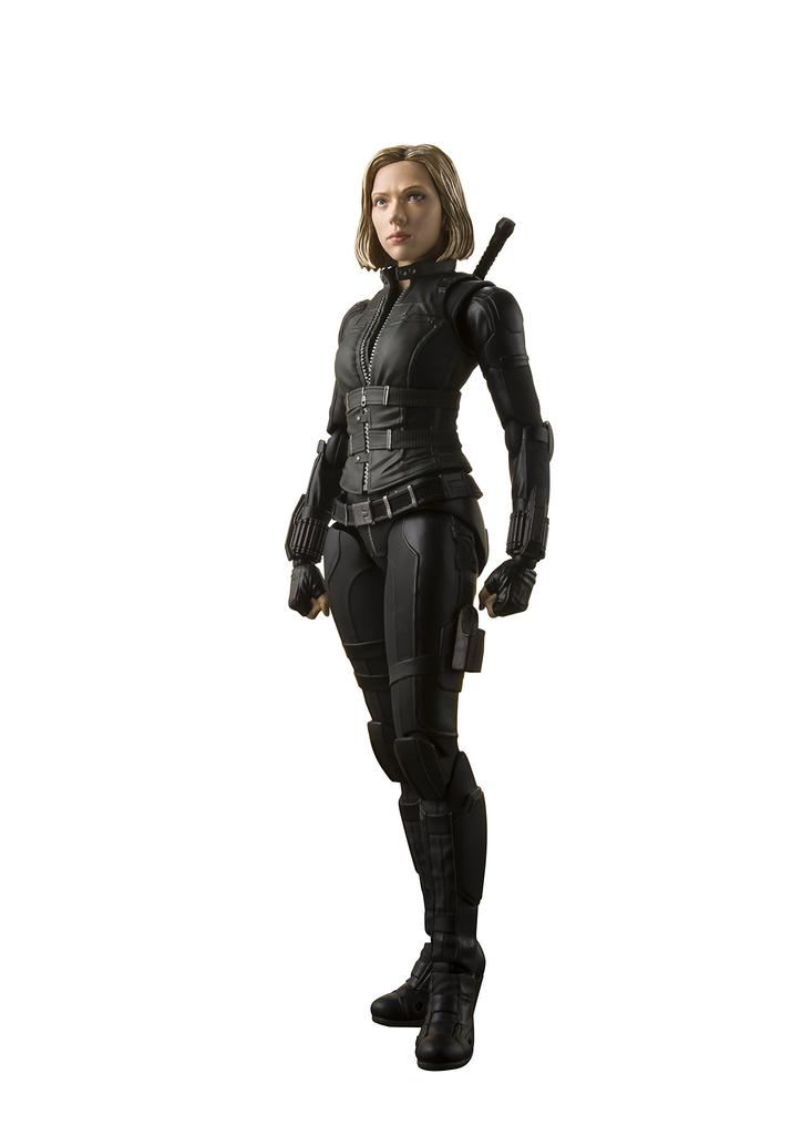 TAMASHII NATIONS Avengers Black Widow 190mm malovaná pohyblivá figurka S.H.Figuarts (Avengers/Infinity War) Cca. PVC/ABS