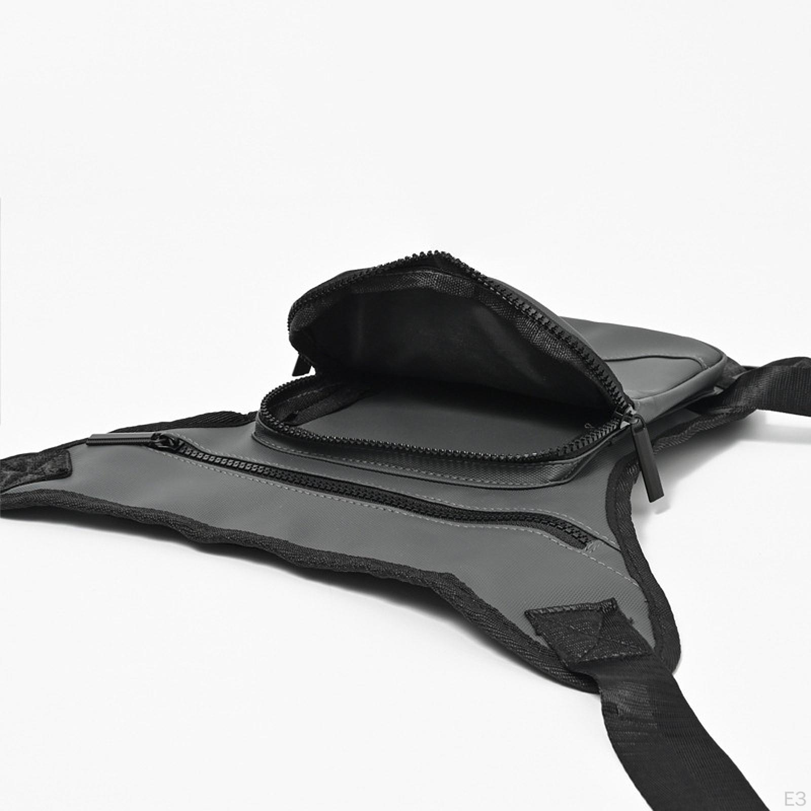 Мужская поясная сумка Hip Fanny Pack Мотоциклетная сумка Drop Leg Pouch Плечо Бедро — фото 4