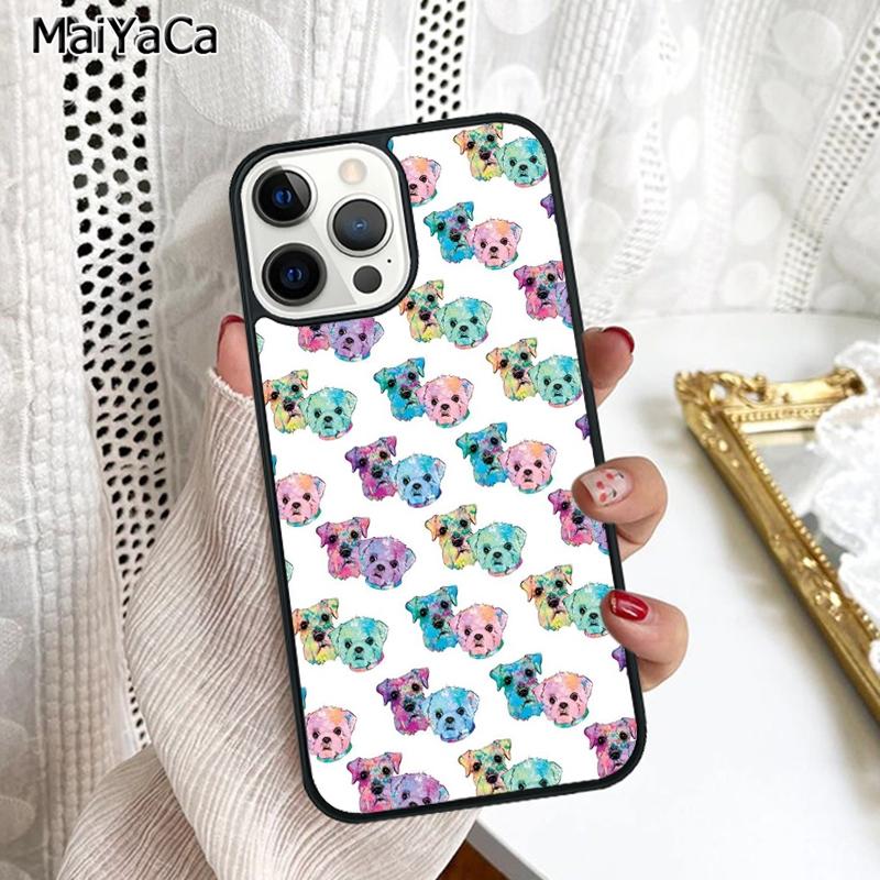 Poodle Dog Cartoon Phone Case Cover For iPhone 17 Air 16 16e 15 Plus 11 12 13 14 Pro Max Shell Coque