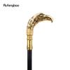 Golden Long Head Eagle Luxury Walking Stick Party Fashion Elegant Walking Stick Decorative Cospaly Cane Knob Crosier 90cm
